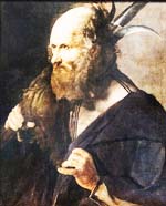 Jude (apôtre) ou Judas aussi appelé Thaddée ou Judas Thaddée Un des douze apôtres choisis par Jésus