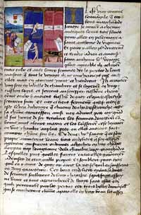 Première page de la 30ème nouvelle, folio 70r, MS Hunter 252 (U.4.10) c.1475-1500, Glasgow University Library. 