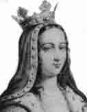 Jeanne de Bourgogne dite Jeanne la Boiteuse Reine de France de 1328 à 1348-Comtesse du Maine de 1315 à 1328-Comtesse de Valois et comtesse d'Anjou de 1325 à 1328
