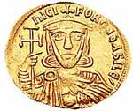 Solidus de Nicéphore 1er Empereur byzantin de 802 à 811