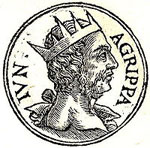 Agrippa II par Guillaume Rouillé dans Promptuarii Iconum Insigniorum