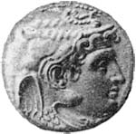 Pièce au nom d'Alexandre IV Roi de Macédoine de 323 à 310 av.jc