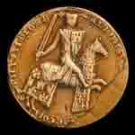 Le sceau d'Alphonse de Poitiers. Source : wiki/Alphonse de Poitiers/ domaine public