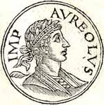 Auréolus imaginé par Guillaume Rouillé dans le Promptuarium iconum insigniorum – 1553. Source : wiki/Auréolus/ domaine public