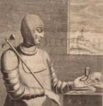 Gravure représentant Geoffroy Martel. (Source : Recueil. Portraits de Geoffroy Martel, comte d'Anjou BNF)