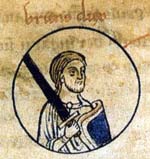 Bruno sur l'arbre généalogique des Ottoniens (13ème siècle).