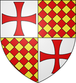 Armoiries Robert de Craon. Source : wiki/Robert de Craon/ auteur Odéjea