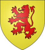 Blason de Ranulph le Meschin ou de Briquessart Vicomte du Bessin-3ème comte de Chester. Source : wiki/Ranulph le Meschin