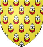 Blason des seigneurs d'Anglure. Source : wiki/ Famille d'Anglure/ licence : CC BY 3.0 