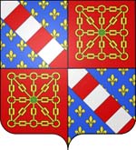  Blason Comtes de Longueville-Navarre