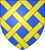 Blason Famille de Courcy. Source : wiki/Famille de Courcy/ licence : CC BY-SA 4.0