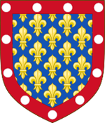 Blason des comtes et ducs d'Alençon de la maison de Valois.