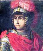 Détail d'un portrait d'Antoine de Vaudémont (Galerie des Offices, Florence).