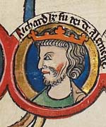 Richard d'Angleterre dit Richard de Cornouailles dans une généalogie royale du 13ème siècle. Source : wiki/Richard de Cornouailles/domaine public