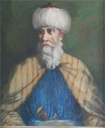 Portrait de Fakhreddine. Emir du Liban, Sidon, la Galilée et le reste du Levant au cours du premier quart du 17ème siècle, et figure la plus célèbre de l'Empire ottoman à cette époque