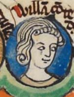 "Guillaume de Talou (extrait duTableau généalogique des rois d'Angleterre (1300-1308))"