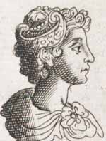 Portrait du 16ème siècle de l'impératrice Fabia, la première épouse d'Héraclius. Source : wiki/ Fabia Eudocia/ domaine public