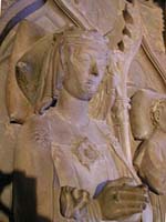Tombe de la reine Gertrude, cathédrale de Bâle. Source : wiki/ Gertrude de Hohenberg/ domaine public