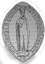 Sceau de Marguerite de Blois. Source : wiki/Marguerite de Blois/ domaine public