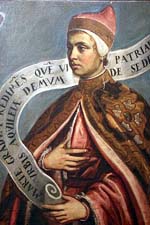Portrait de Ottone Orseolo 27ème doge de Venise élu en 1009 et destitué en 1026 par Domenico Robusti (Palais des Doges à Venise)