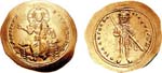 Monnaie d'Isaac Comnène Empereur byzantin du 1er septembre 1057 au 25 décembre 1059