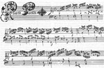 Partition autographe de 1649 de Johann Jakob Froberger Organiste et compositeur allemand