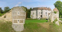 Château d'Harcourt vue panoramique