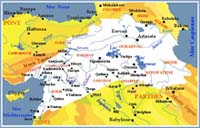 Carte de l'Arménie au 1er siècle av. jc