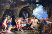 Le banquet d'Achéloos, Rubens, vers 1615 (Musée d'art métropolitain de New York photo © Ad Meskens /)