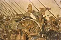 Darius III à la bataille d'Issos. Source : wiki/Darius III/ domaine public