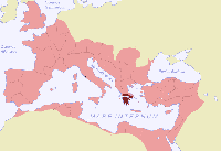 L'Achaïe dans l'Empire romain. Source : wiki/Caius Avidius Nigrinus/ 