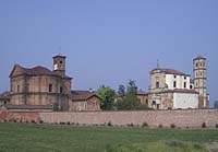 L'abbaye de Lucedio où sont enterrés les seigneurs du Montferrat.