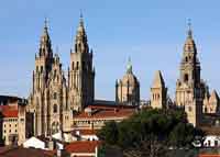 La cathédrale de Saint-Jacques-de-Compostelle.