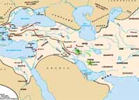 L'Empire achéménide.