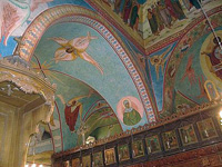Fresques de l'église Saint-Élian d'Émèse (Homs en Syrie) érigée en 432 