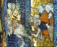 Fuite des Normands devant l'armée de Richard, duc de Bourgogne. Source : wiki/Richard de Bourgogne/ licence : CC BY-SA 3.0