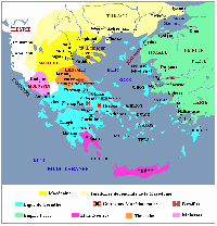 carte de la macédoine 4ème siècle av. jc