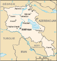 carte d'Arménie