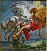 Phaéton foudroyé par Zeus, Jan Carel van Eyck (1636-1638)