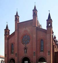 Cathédrale d'Alba siège du diocèse d'Albe en Italie