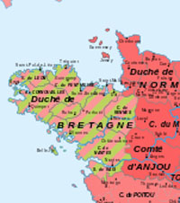 La Bretagne en 1180