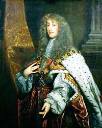 Portrait de Jacques II Jacques II d'Angleterre Roi d'Angleterre et d'Irlande-Roi d'Écosse sous le nom de Jacques VII (Musée National de la Marine à Greenwich)