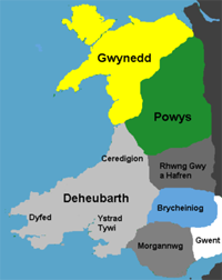 "Robert FitzHamon Seigneur d'Évrecy en Normandie Lord de Gloucester en Angleterre conquiert le Glamorgan probablement vers 1093