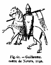 Guillaume II de Nevers Comte de Nevers et d'Auxerre de 1097 à 1148