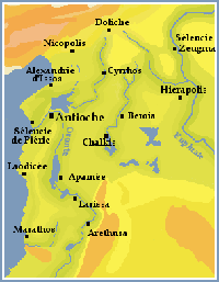 Carte des villes seleucides