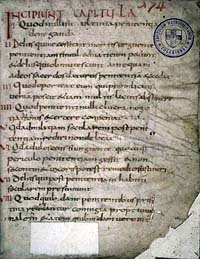 Le codex Dacheriana (805) de la cathédrale de Cologne témoigne de la réforme liturgique carolingienne dont Amalaire est un acteur.