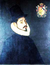 Portrait de Don Gaspar de Zúñiga y Acevedo (musée national du Mexique , château de Chapultepec à Mexico)