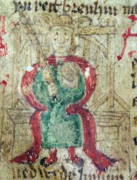 Cadwallon ap Cadfan Roi de Gwynedd de 625 jusqu'à sa mort
