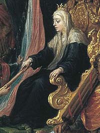 Blanche 1ère de Navarre Reine de Navarre de 1425 à 1441. Source : wiki/Blanche Ire de Navarre/ domaine public