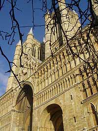 La cathédrale de Lincoln. (Source :/wiki/Lincoln (Royaume-Uni)/ Anthony Shreeve/ domaine public)